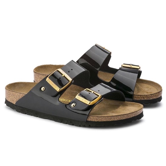 birkenstock black 2 strap